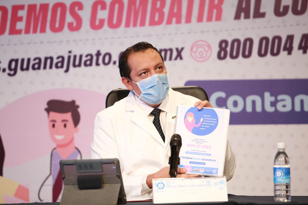 Llama Secretario de Salud del Estado a los guanajuatenses a no relajarse en las medidas de prevención contra el coronavirus