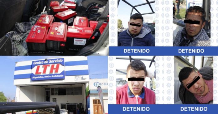Policía frustra robo violento en comercio de baterías en León