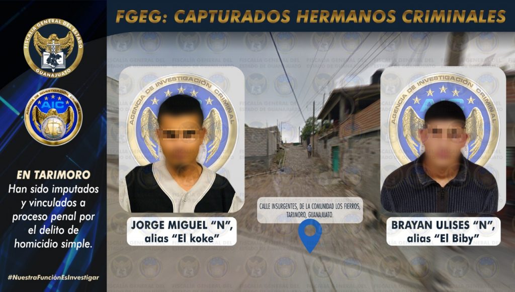 En la cárcel dos hermanos que asesinaron a un hombre de nacionalidad hondureña, en Tarimoro