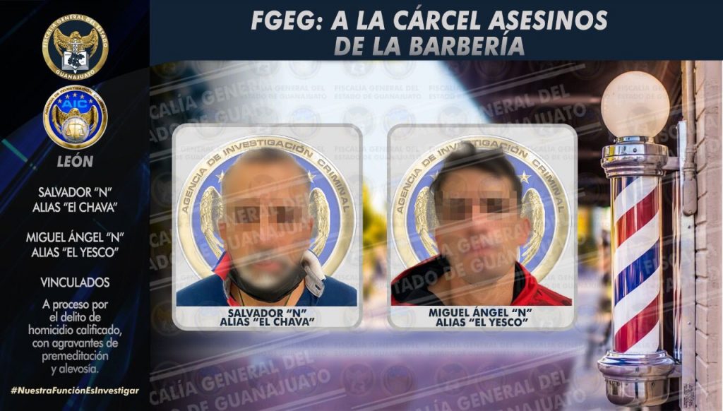 La FGE vincula a proceso a dos hombres por el delito de homicidio calificado en León