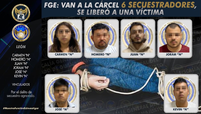 Caen 6 secuestradores en León que pedían 7 millones por rescate de una menor
