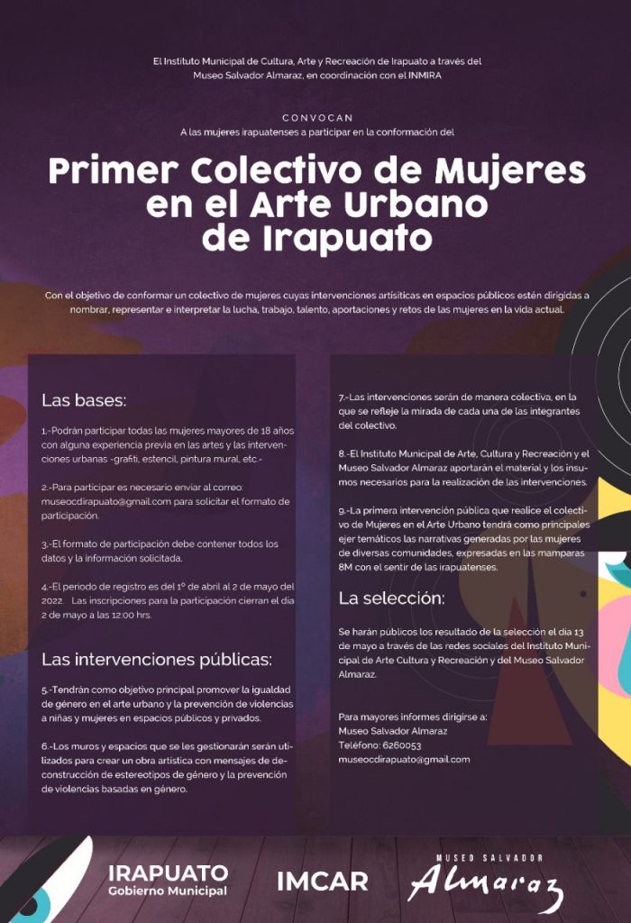 CONFORMARÁN PRIMER COLECTIVO DE MUJERES EN EL ARTE URBANO
