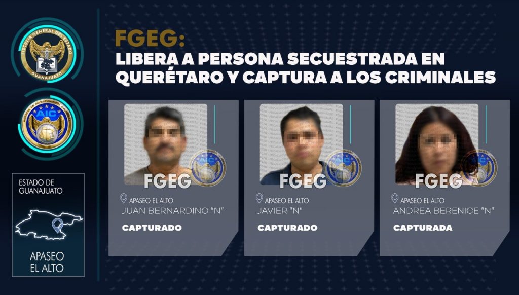 FGEG captura a secuestradores en Apaseo el Alto