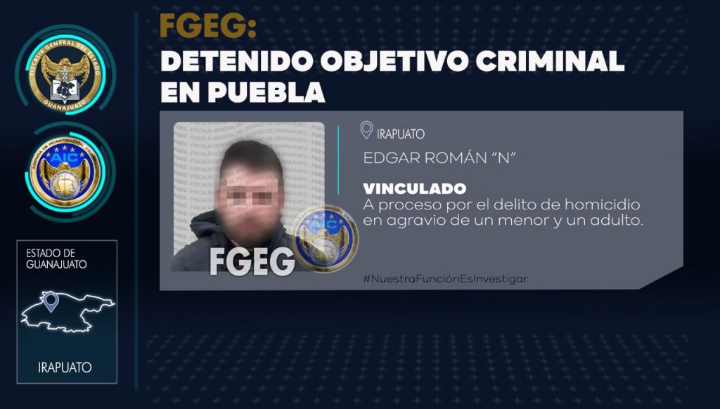 Agentes de AIC detuvieron con orden de aprehensión a un objetivo criminal en Puebla