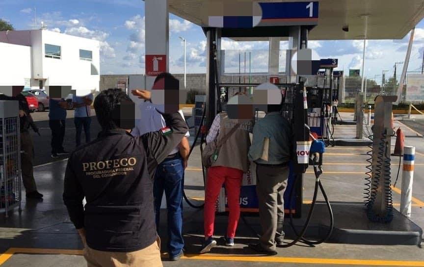 Catean y aseguran gasolinera que vendía litros incompletos en León