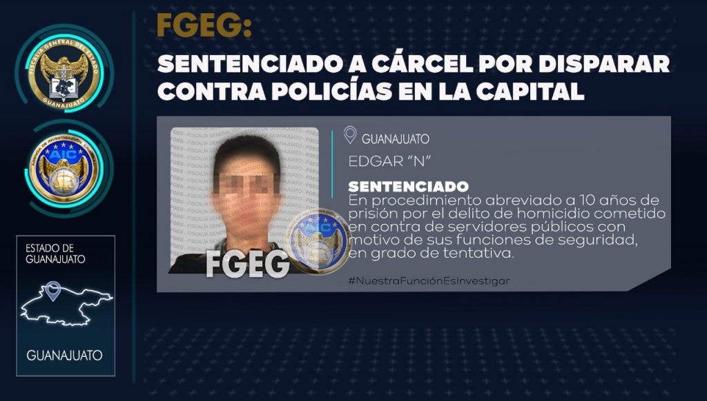 Es sentenciado un joven que disparó contra policías municipales durante una persecución en la capital