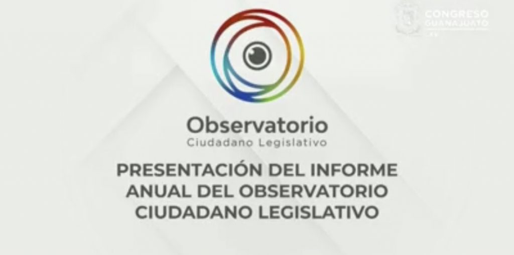 Presentan Informe de Actividades del Observatorio Ciudadano Legislativo
