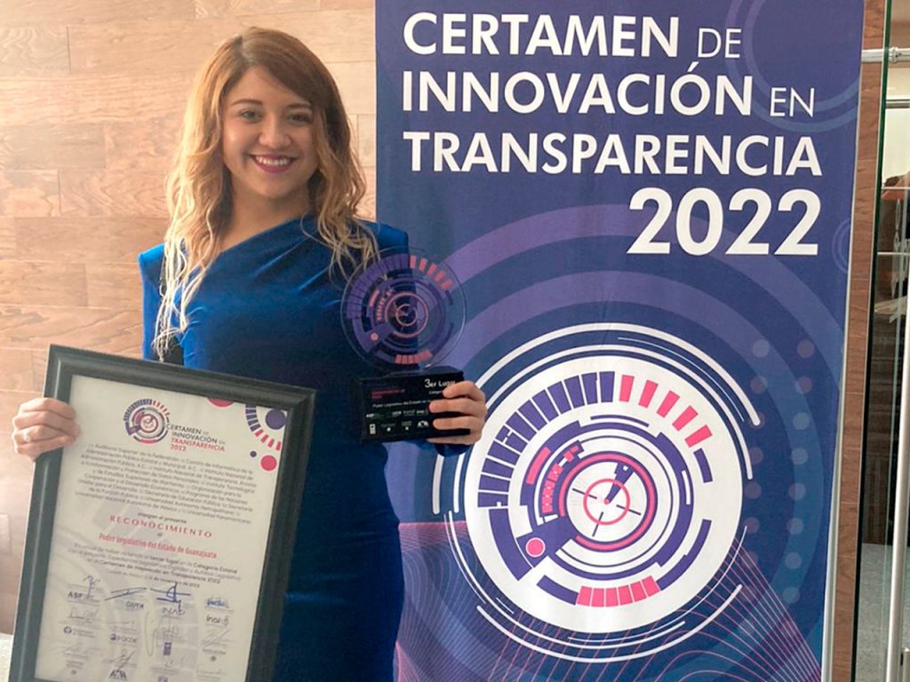 Reconocen a nivel nacional transparencia del Congreso de Guanajuato